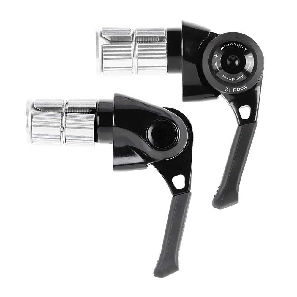 uPRISE Bikes Microshift RD BS-A122X 12spd Shimano Road Bar End Shifters - Pair | Price match, 365 day returns, 18-Month Warranty, Finance Available & Free UK Delivery