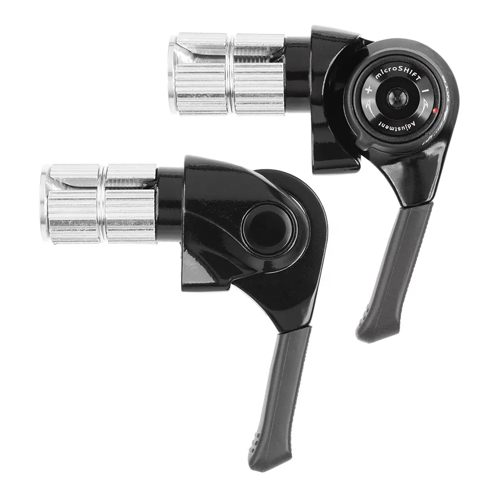 uPRISE Bikes Microshift MT BS-M10 10 Speed MTB Bar End Shifters - Black - Pair | Price match, 365 day returns, 18-Month Warranty, Finance Available & Free UK Delivery