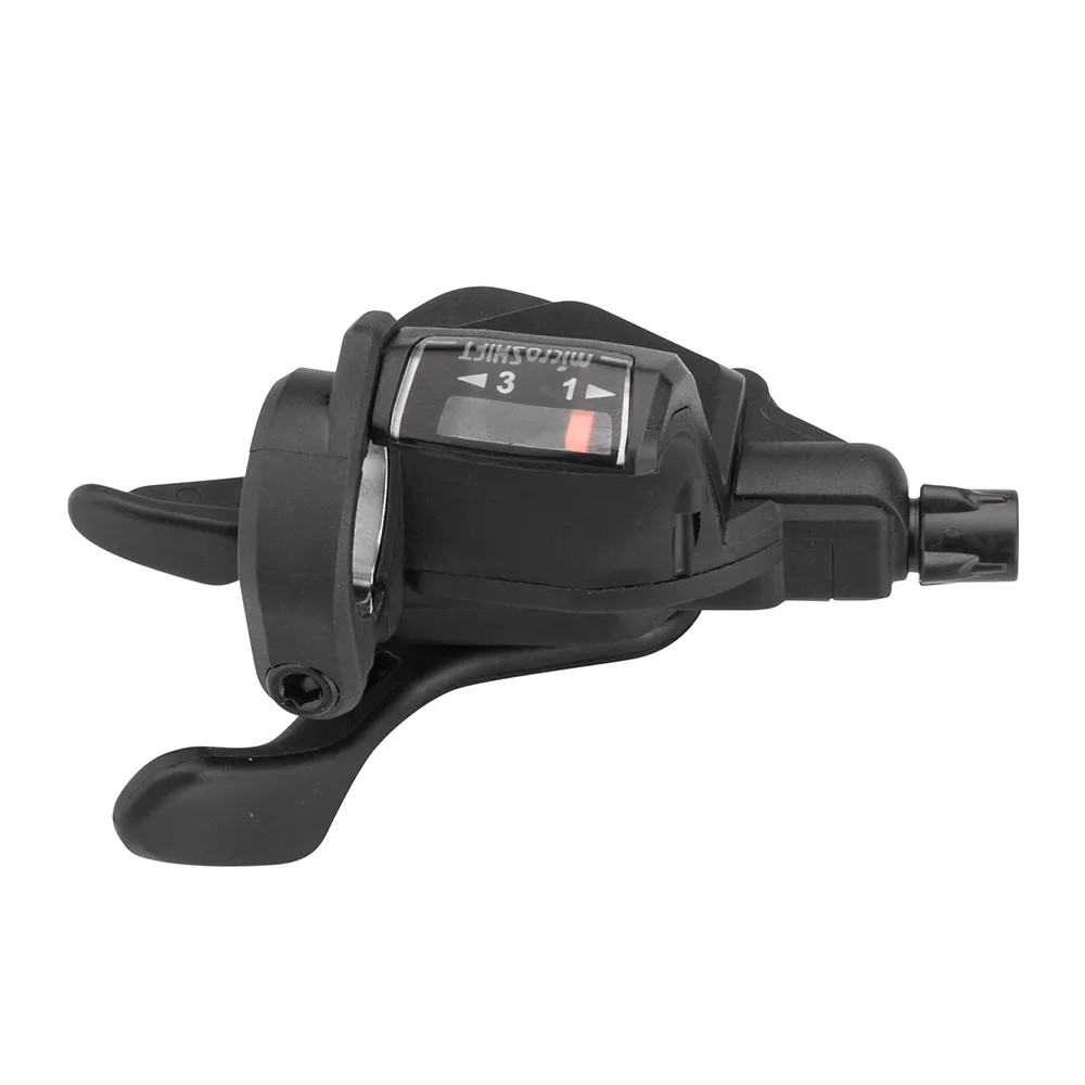 uPRISE Bikes Microshift TS-39 3 Speed Thumb Tap Light Action Shifter - Left Hand | Price match, 365 day returns, 18-Month Warranty, Finance Available & Free UK Delivery