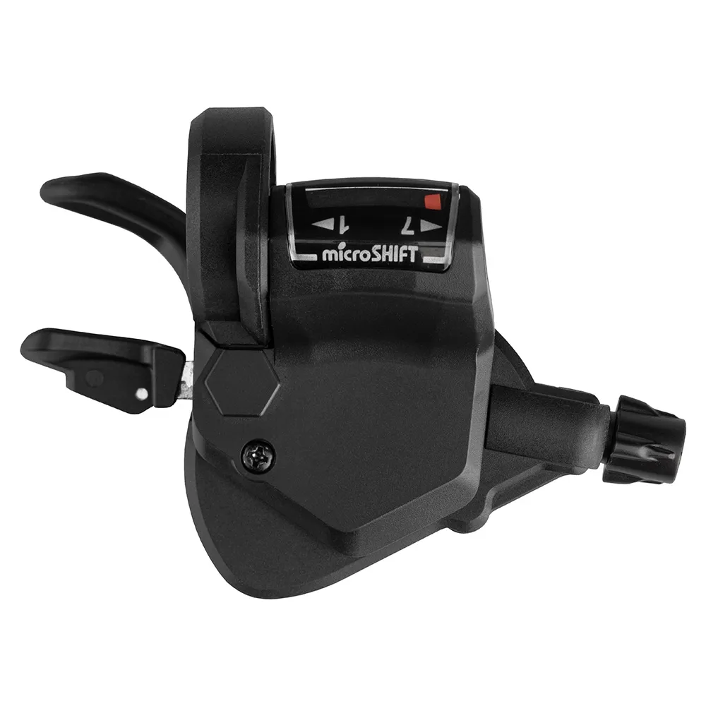 uPRISE Bikes Microshift TS-39 7 Speed Light Action Thumb Tap Shifter - Right Hand | Price match, 365 day returns, 18-Month Warranty, Finance Available & Free UK Delivery