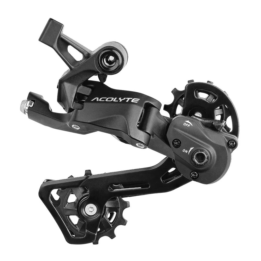uPRISE Bikes Microshift RD-M5185 Acolyte SpringLock 8 Speed Rear Derailleur - Black | Price match, 365 day returns, 18-Month Warranty, Finance Available & Free UK Delivery