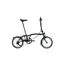 Brompton H12L C Line 12 Speed 2025 Folding Bike - Black Ext.Post