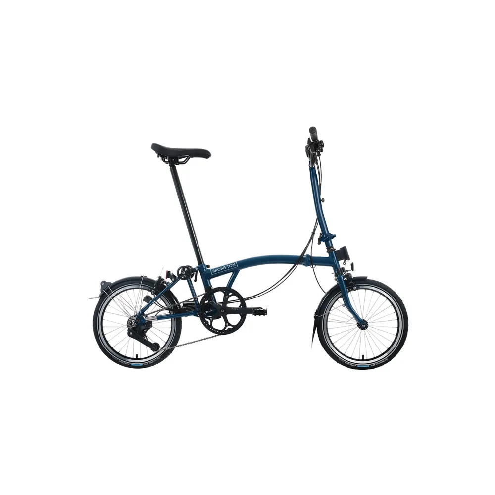 uPRISE Bikes Brompton H12L C Line 12 Speed 2025 Folding Bike - Ocean Blue Ext.Post | Price match, 365 day return s, 18-Month Warranty, Finance Available & Free UK Delivery