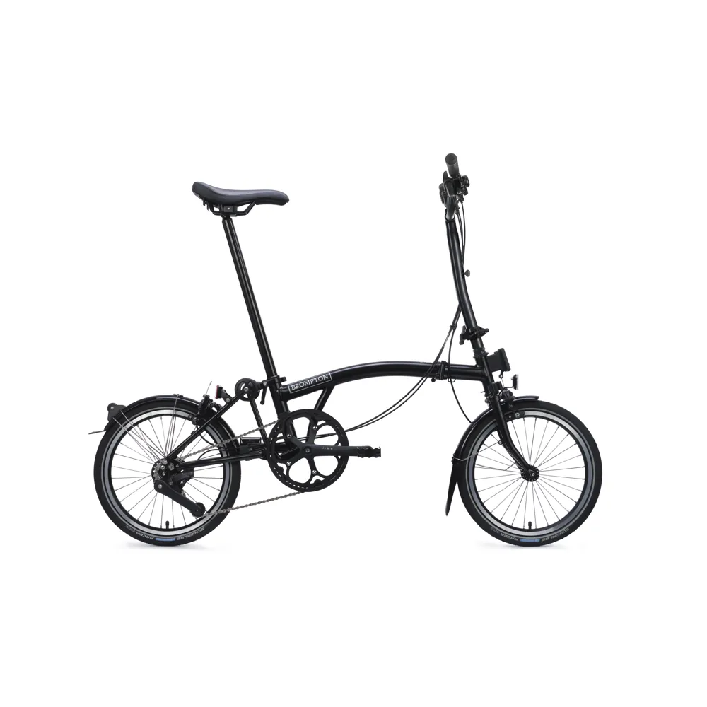 uPRISE Bikes Brompton C Line 4 Speed High Bar 2026 Folding Bike  - Matt Black | Price match, 365 day return s, 18-Month Warranty, Finance Available & Free UK Delivery