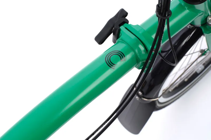 Brompton C Line 4 Speed High Bar 2026 Electric Folding Bike - Palm Green-4