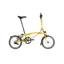 Brompton H6R C Line Explore 2025 Folding Bike - Ext.Post - Bumble Bee Yellow