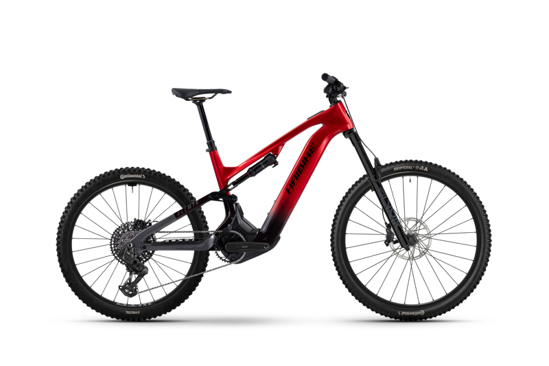 Haibike Allmtn CF 9 27.5/29er 2026 Electric MTB - Red/Black/Platinum