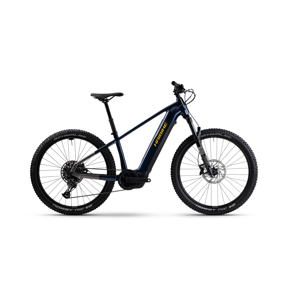 uPRISE Bikes Haibike Alltrack 10 27.5/29er 2026 Electric Hardtail MTB - Blue/Titan | Price match, 365 day returns, 18-Month Warranty, Finance Available & Free UK Delivery