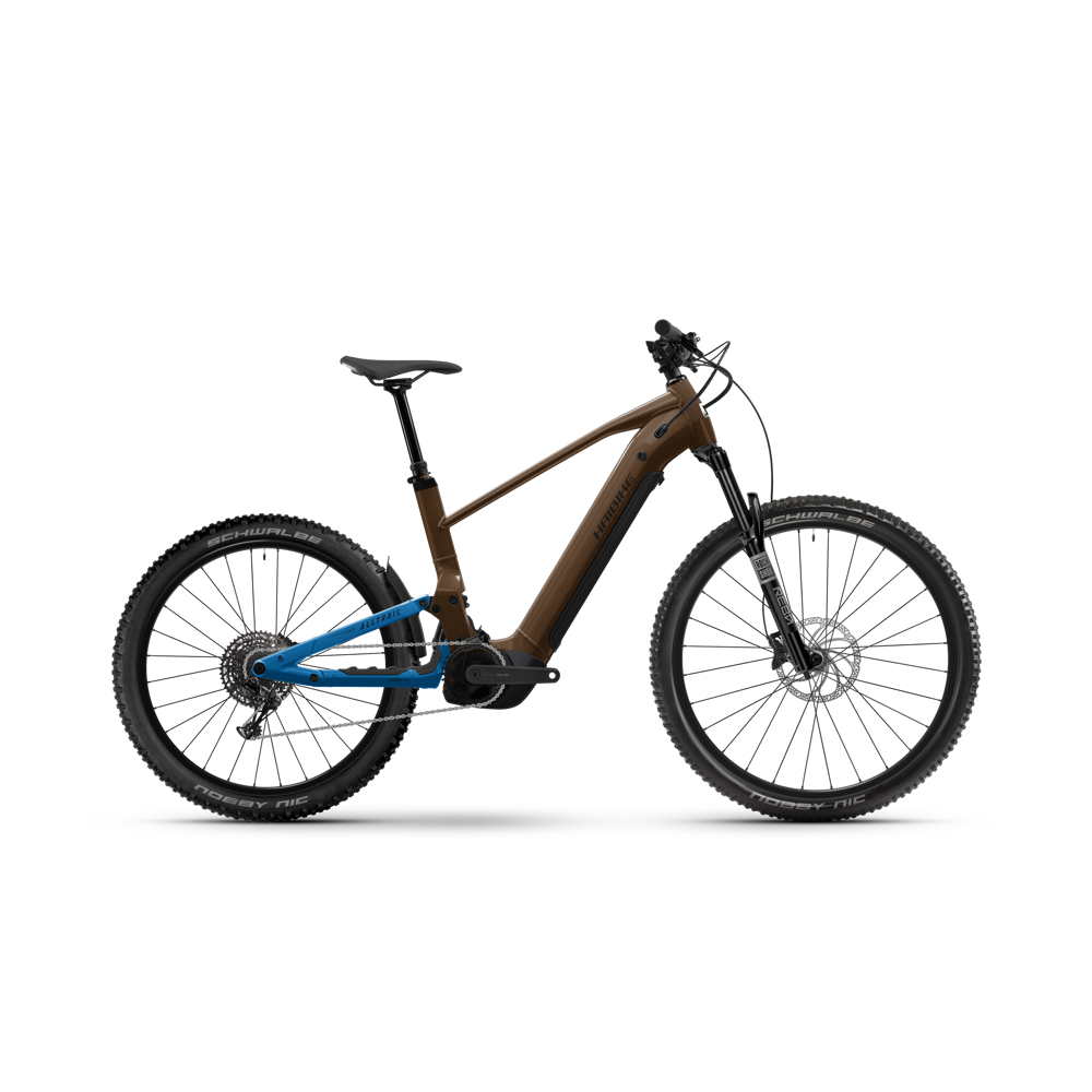 uPRISE Bikes Haibike Alltrail 6 27.5/29er 2026 Electric Mountain Bike - Leather/Blue | Price match, 365 day returns, 18-Month Warranty, Finance Available & Free UK Delivery