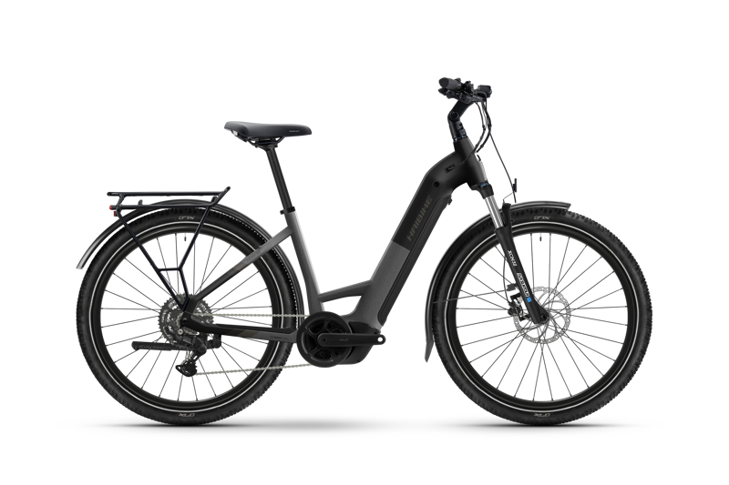 Haibike Trekking 3 Lowstep 2026 Electric Urban Bike - Silver/Stardust