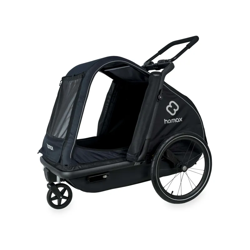 Hamax Pluto Dog Trailer For Large Sized Dogs - Navy-2