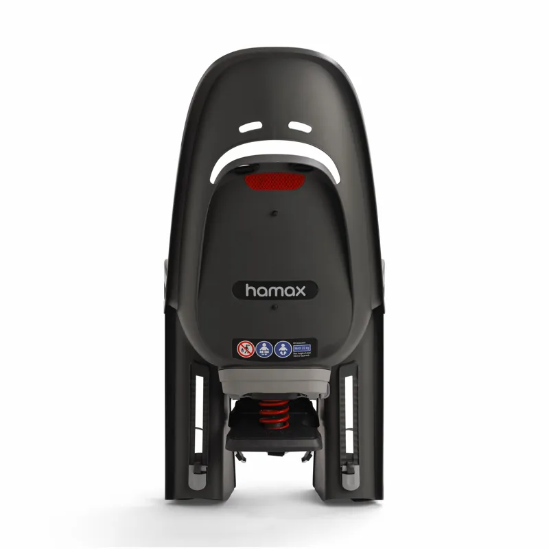Hamax Zenith Frame Mounted Child Seat W/ Carrier Adapter - Grey/Black-2
