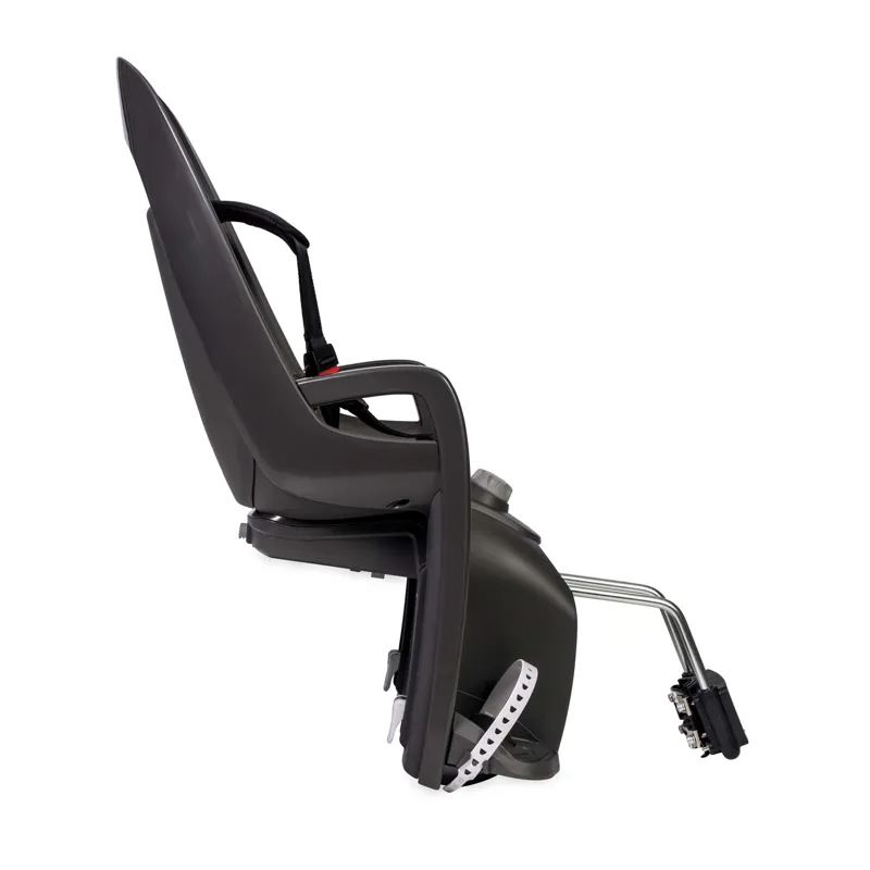 Hamax Caress Frame Mounted Child Seat W/ Lockable Bracket - Grey/Red-1