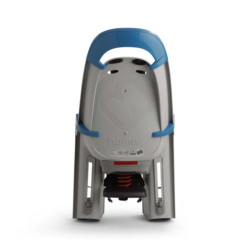 Hamax Amaze Rack Mounted Child Seat W/ Carrier Adapter - Grey/Petrol-2