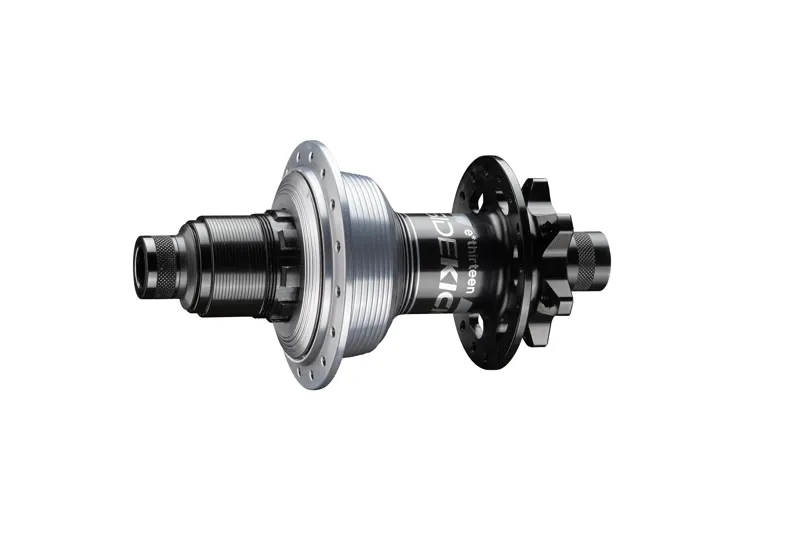 E-Thirteen Sidekick 148x12mm Boost 6-Bolt Rear Hub- Black/Silver-7
