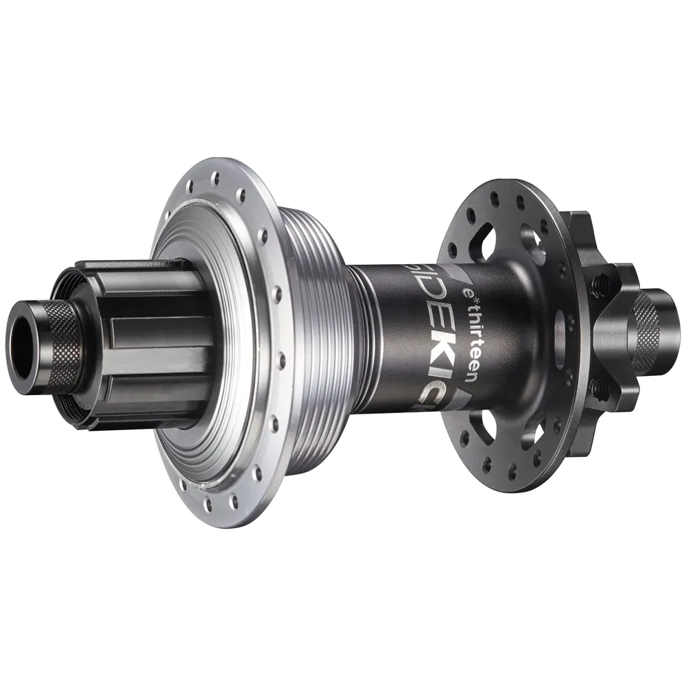uPRISE Bikes E*Thirteen E-Thirteen Sidekick 148x12mm Boost 6-Bolt Rear Hub- Black/Silver | Price match, 365 day return s, 18-Month Warranty, Finance Available & Free UK Delivery