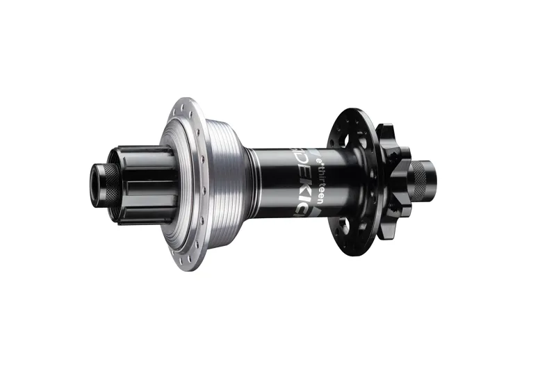 E-Thirteen Sidekick 148x12mm Boost 6-Bolt Rear Hub- Black/Silver-1