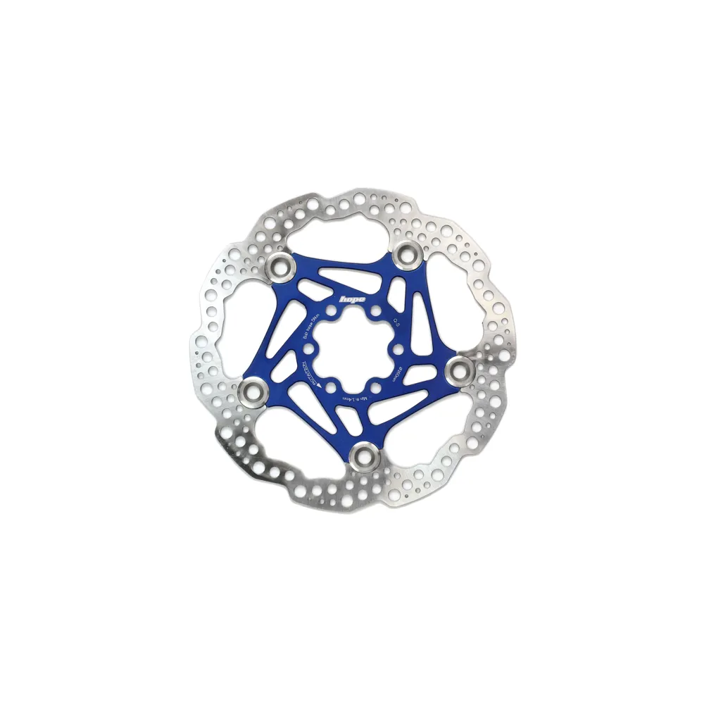 uPRISE Bikes Hope Floating 6 Bolt Disc Brake Rotor - 203mm - Blue | Price match, 365 day return s, 18-Month Warranty, Finance Available & Free UK Delivery