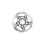 Hope Floating 6-Bolt Disc Brake Rotor - 140mm - Smoke
