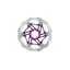 Hope Floating 6 Bolt Disc Brake Rotor - 203mm - Purple