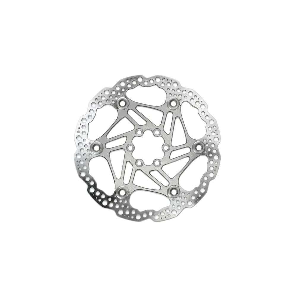 uPRISE Bikes Hope Floating 6 Bolt Disc Brake Rotor - 205mm - Silver | Price match, 365 day return s, 18-Month Warranty, Finance Available & Free UK Delivery
