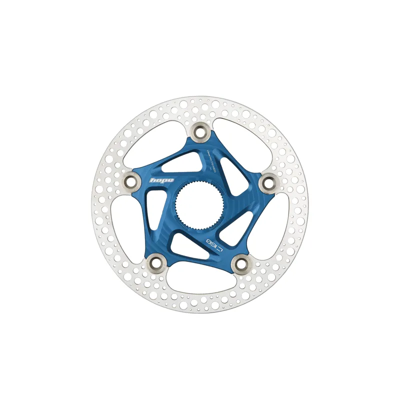 Hope RX Centrelock Road Floating Disc Brake Rotor - Blue