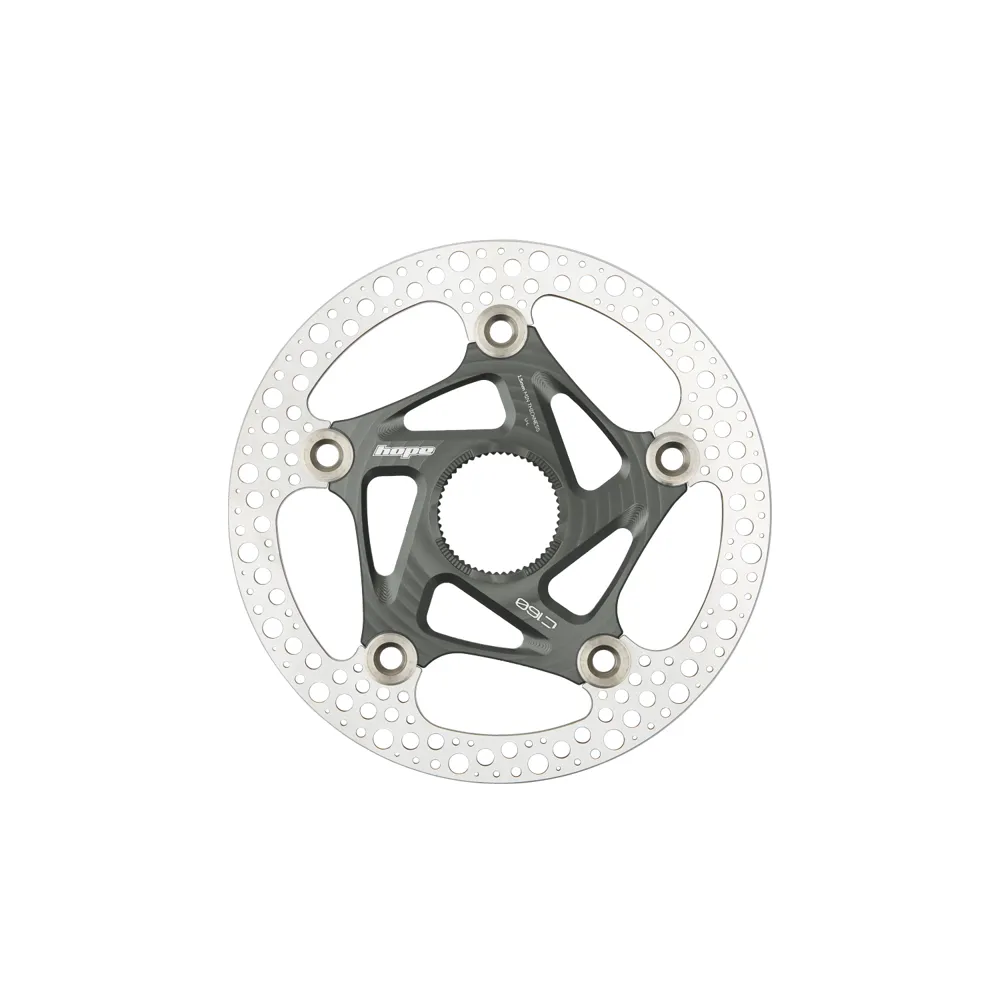 uPRISE Bikes Hope RX Centrelock Road Floating Disc Brake Rotor - Smoke | Price match, 365 day return s, 18-Month Warranty, Finance Available & Free UK Delivery