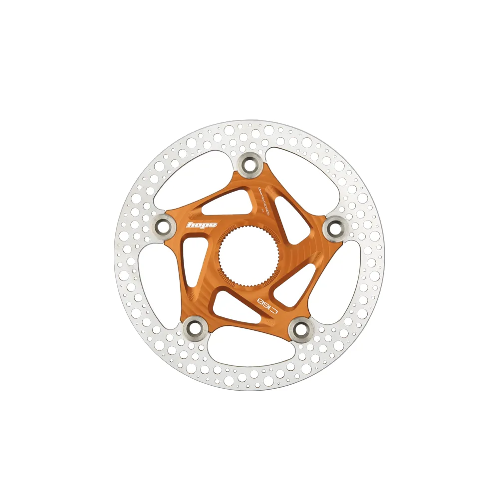 uPRISE Bikes Hope RX Centrelock Road Floating Disc Brake Rotor - Orange | Price match, 365 day return s, 18-Month Warranty, Finance Available & Free UK Delivery