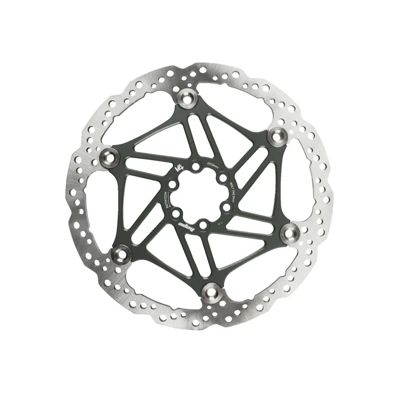 Hope V4 Vented 6 Bolt Floating Disc Brake Rotor - 203mm - Smoke