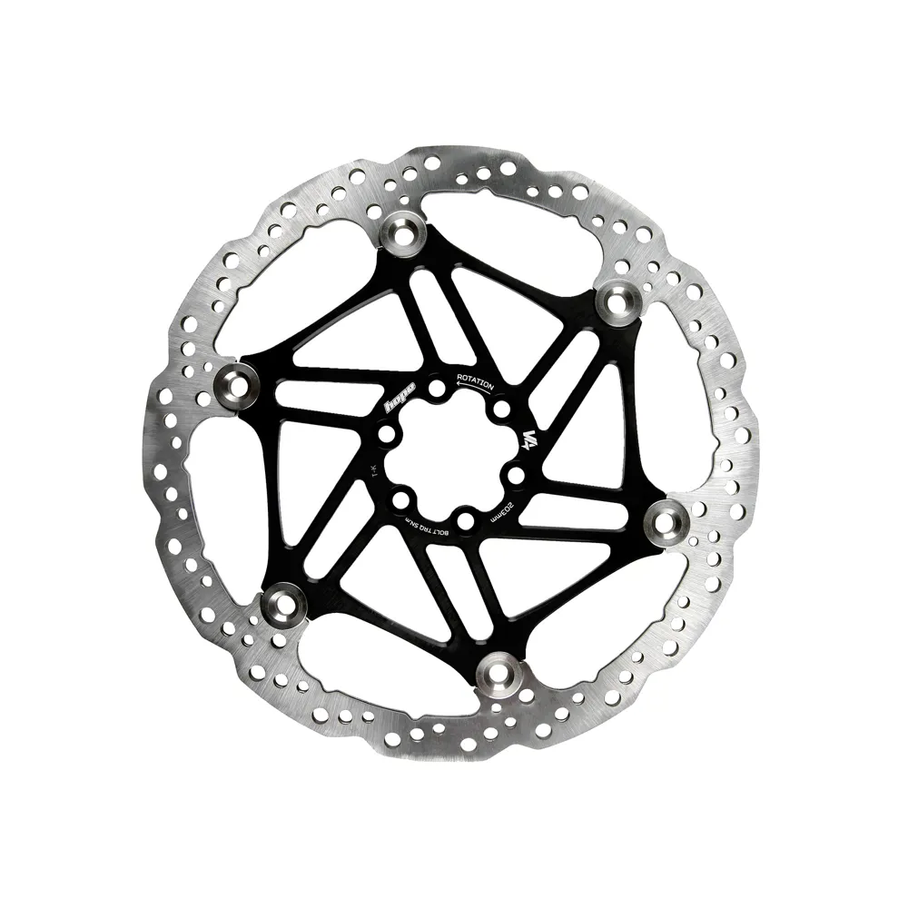 uPRISE Bikes Hope V4 Vented 6 Bolt Floating Disc Brake Rotor - 203mm - Black | Price match, 365 day return s, 18-Month Warranty, Finance Available & Free UK Delivery