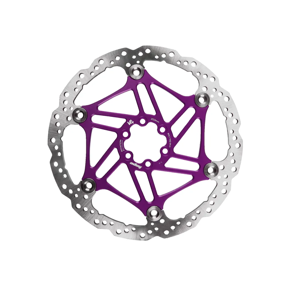 uPRISE Bikes Hope V4 Vented 6 Bolt Floating Disc Brake Rotor - 203mm - Purple | Price match, 365 day return s, 18-Month Warranty, Finance Available & Free UK Delivery