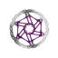 Hope V4 Vented 6 Bolt Floating Disc Brake Rotor - 203mm - Purple