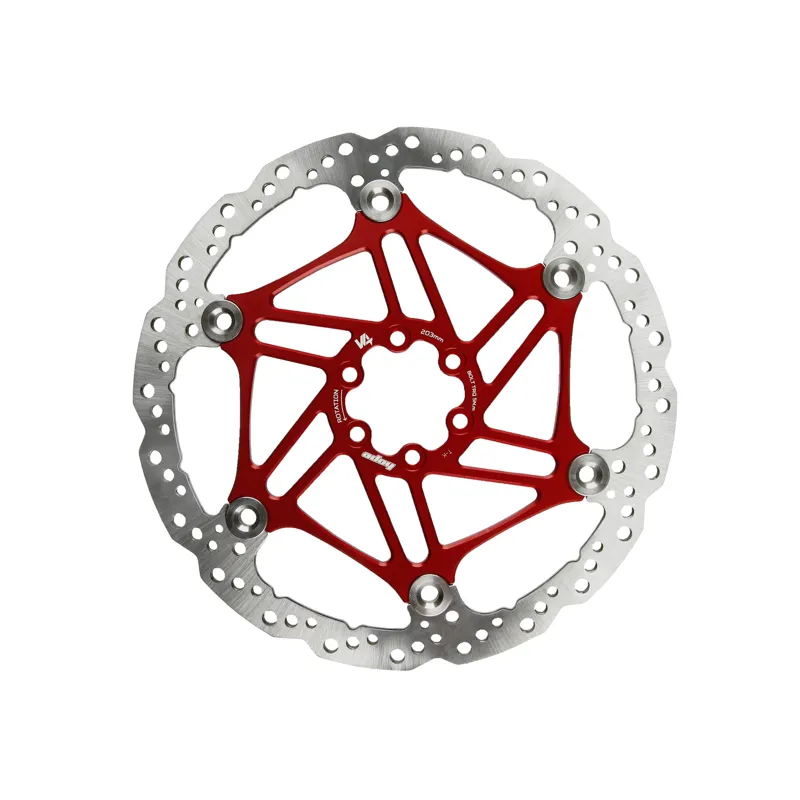 Hope V4 Vented 6 Bolt Floating Disc Brake Rotor - 203mm - Red