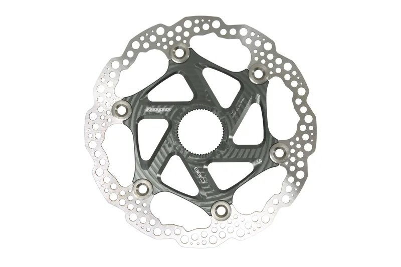 Hope MTB Centre Lock Floating Disc Brake Rotor - 160mm - Smoke