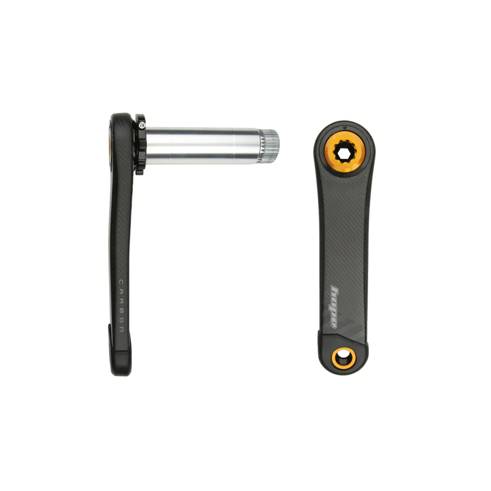 uPRISE Bikes Hope RX Wide 68mm Carbon Gravel Bike Crankset - Black/Orange | Price match, 365 day return s, 18-Month Warranty, Finance Available & Free UK Delivery
