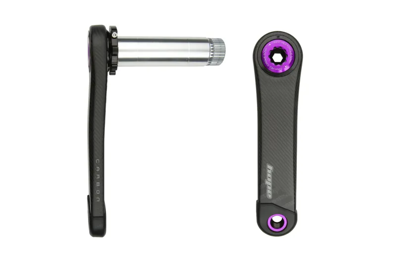 Hope RX Carbon Gravel Bike Crankset - Black/Purple