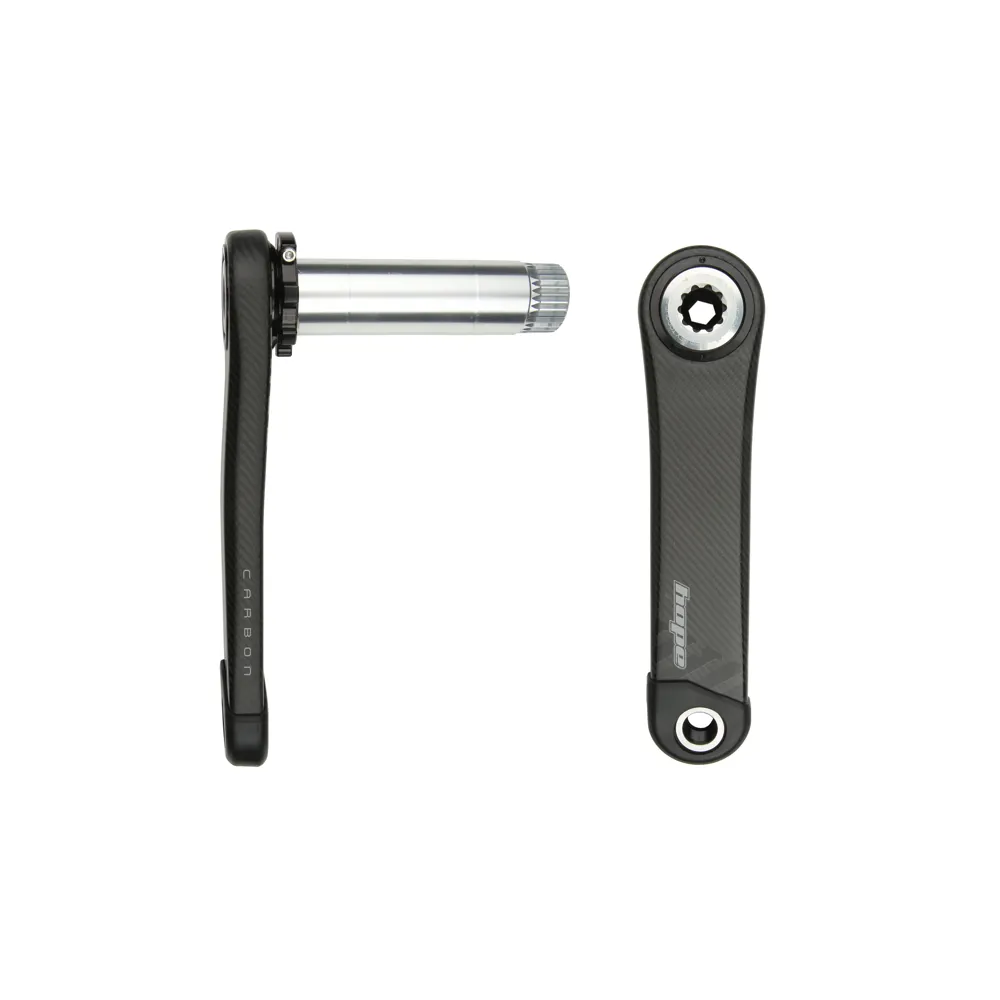 uPRISE Bikes Hope RX Wide 68mm Carbon Gravel Bike Crankset - Black/Silver | Price match, 365 day return s, 18-Month Warranty, Finance Available & Free UK Delivery