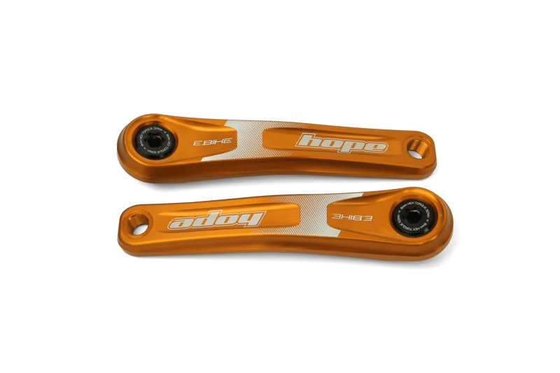 Hope E-Bike Standard Offset Crankset - Bosch/Yamaha - Orange
