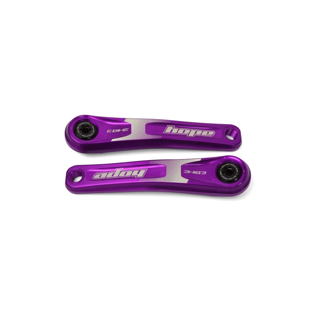 uPRISE Bikes Hope E-Bike Standard Offset Crankset - Bosch/Yamaha - Purple | Price match, 365 day return s, 18-Month Warranty, Finance Available & Free UK Delivery