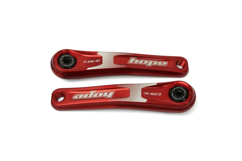 Hope E-Bike Standard Offset Crankset - Bosch/Yamaha - Red