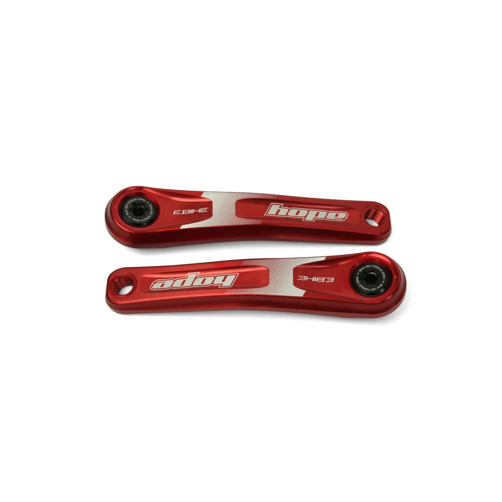 uPRISE Bikes Hope E-Bike Standard Offset Crankset - Bosch/Yamaha - Red | Price match, 365 day return s, 18-Month Warranty, Finance Available & Free UK Delivery