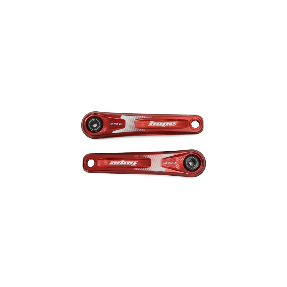 uPRISE Bikes Hope E-Bike Narrow Offset Crankset - Brose/Bosch Q Factor - Red | Price match, 365 day return s, 18-Month Warranty, Finance Available & Free UK Delivery