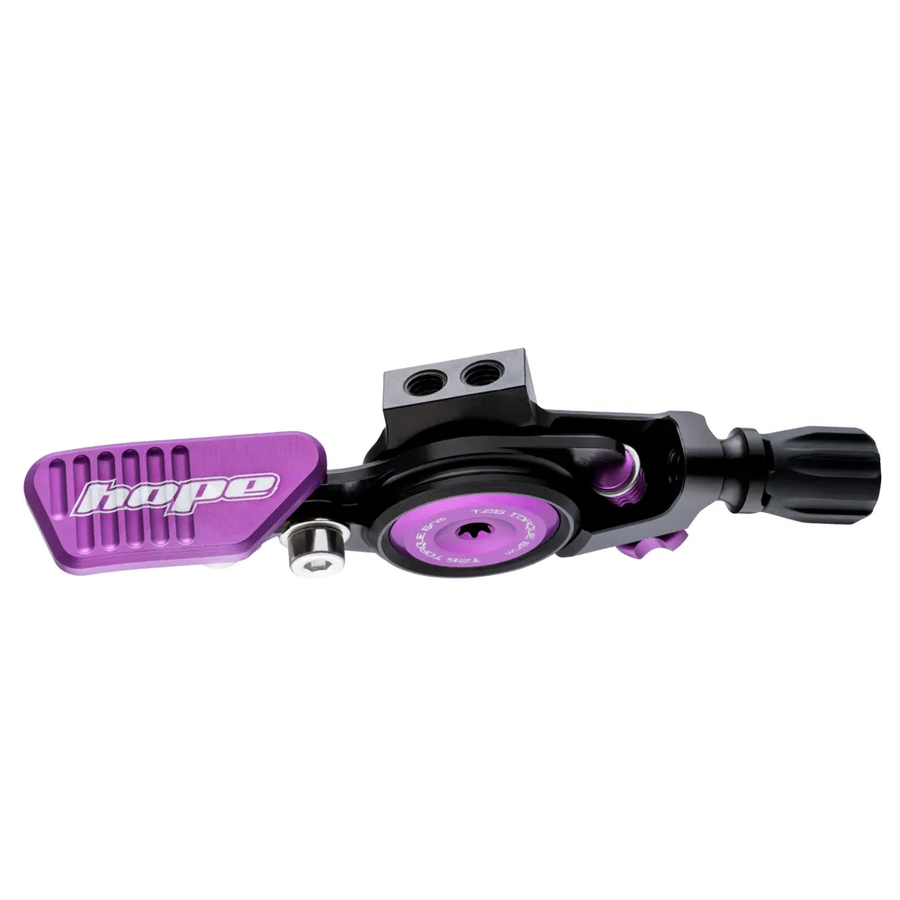 uPRISE Bikes Hope Dropper Lever - Lever Only - Black/Purple | Price match, 365 day return s, 18-Month Warranty, Finance Available & Free UK Delivery