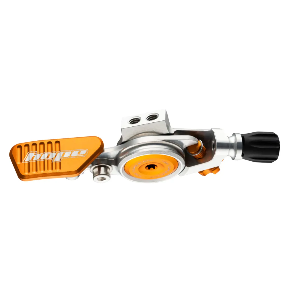 uPRISE Bikes Hope Dropper Lever - Lever Only - Silver/Orange | Price match, 365 day return s, 18-Month Warranty, Finance Available & Free UK Delivery