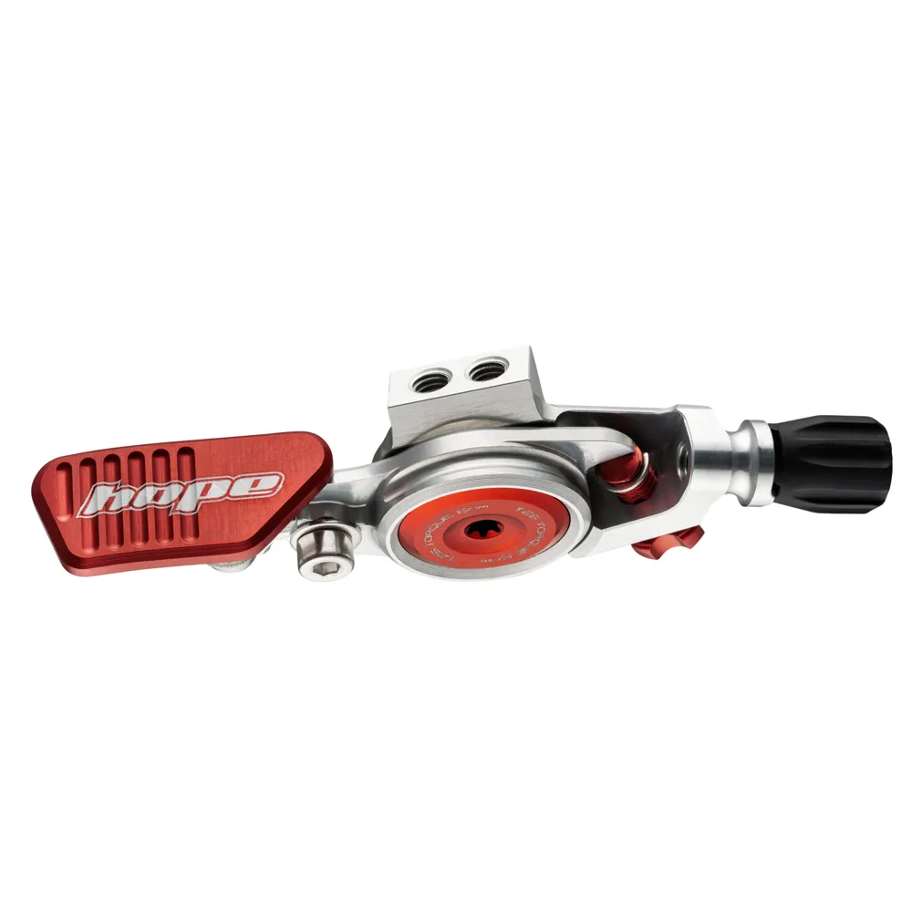 uPRISE Bikes Hope Dropper Lever - Lever Only - Silver/Red | Price match, 365 day return s, 18-Month Warranty, Finance Available & Free UK Delivery