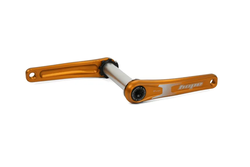 Hope EVO No Spider Fat Bike Crankset - Orange