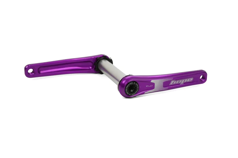 Hope EVO No Spider Fat Bike Crankset - Purple