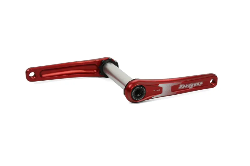 Hope EVO No Spider Fat Bike Crankset - Red