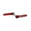 Hope EVO No Spider Fat Bike Crankset - Red