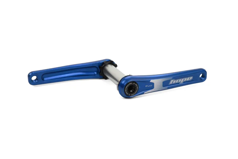 Hope Evo No Spider 83mm Downhill MTB Crankset - Blue